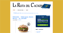 Desktop Screenshot of larutadelcachopo.com